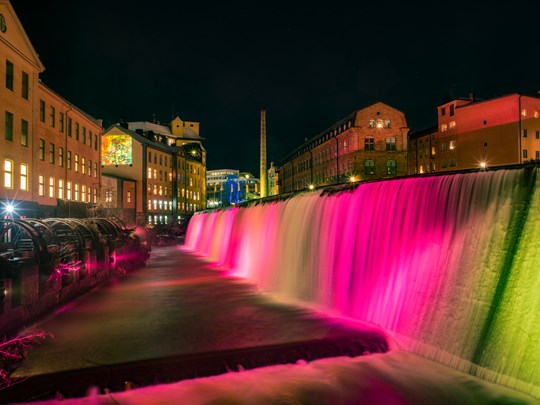 Ljusfestival i Norrköping