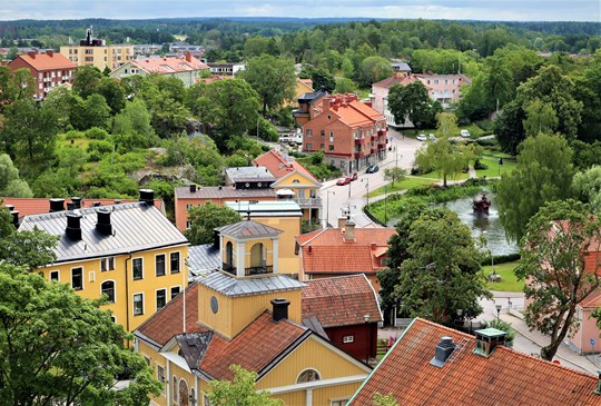 överblick över Torshälla